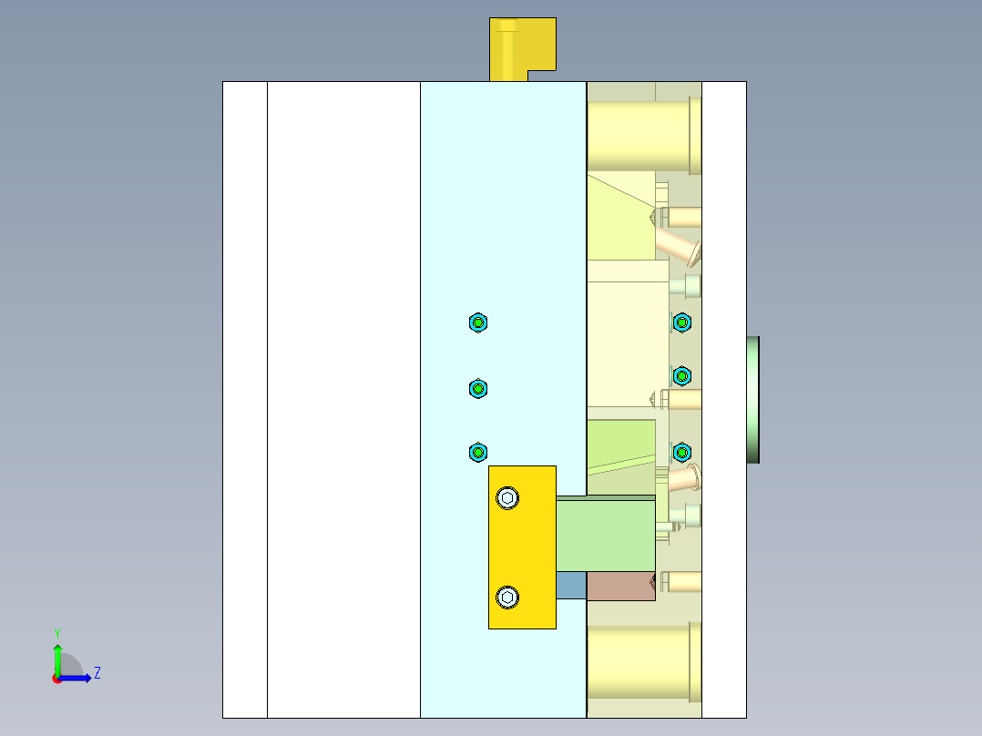 Y型三通管注塑模具设计--1661128-280左视图