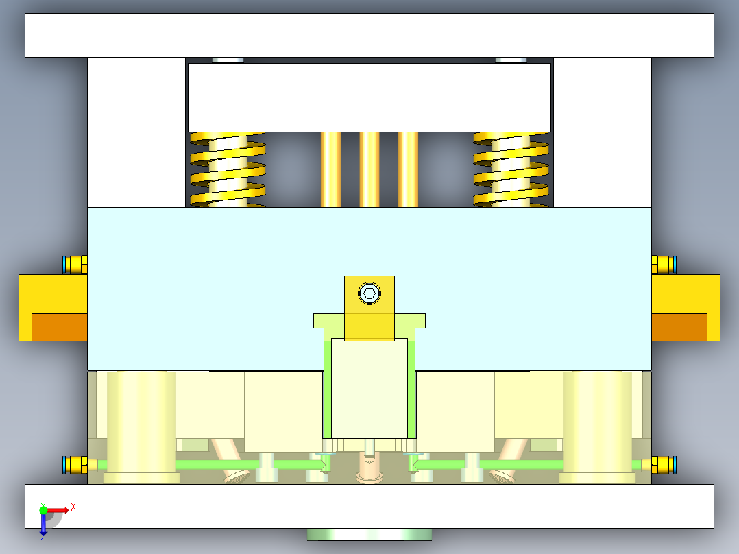 Y型三通管注塑模具设计--1661128-280俯视图