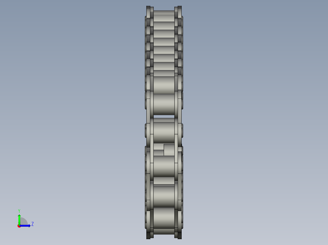 链条12B-13X17-57857-2左视图