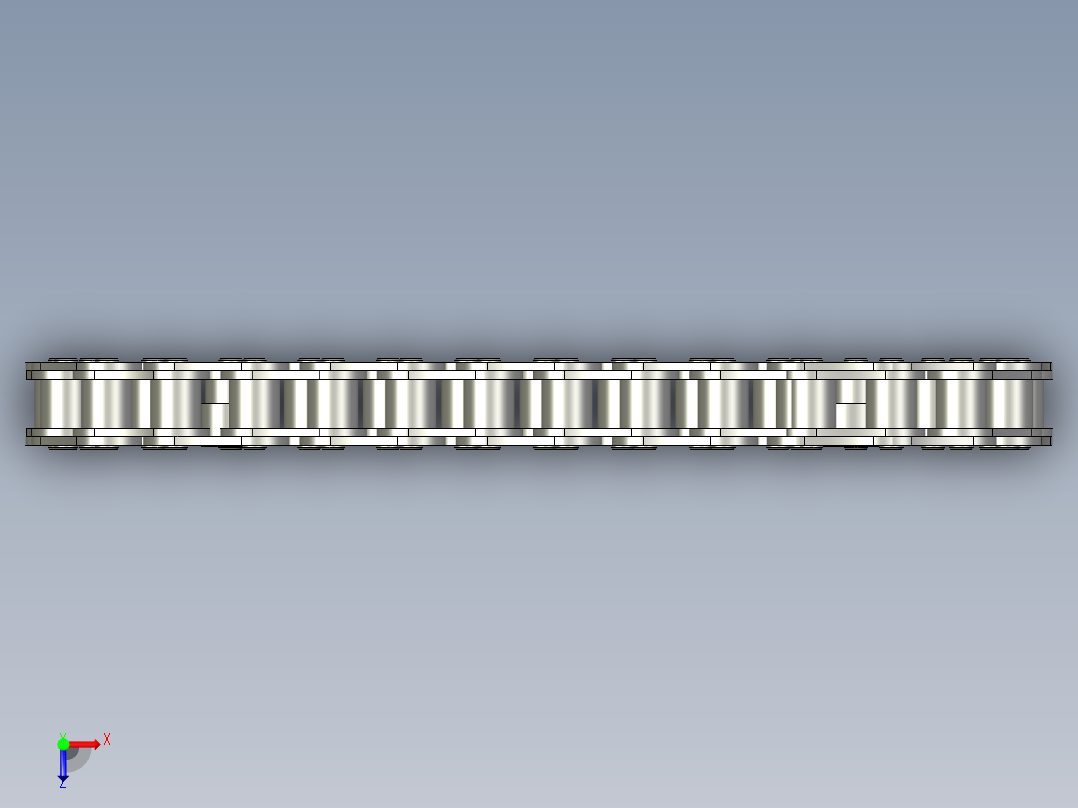 链条12B-13X17-57857-2俯视图