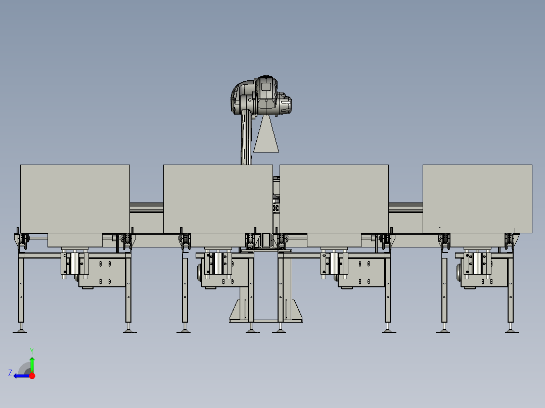 BBBB-IC卡表上盖供料模块右视图