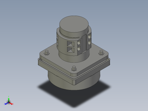 面板锁螺丝风压测试老化后排NG新LW26-20转换开关正等轴测缩略图