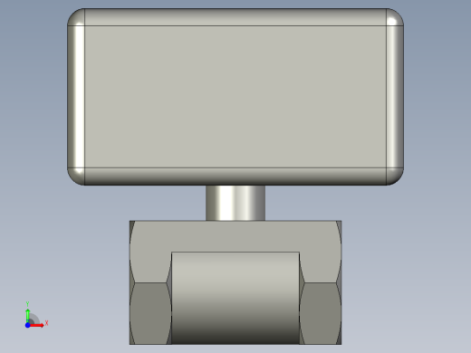 气动球阀-4分-美蝶自控前视缩略图