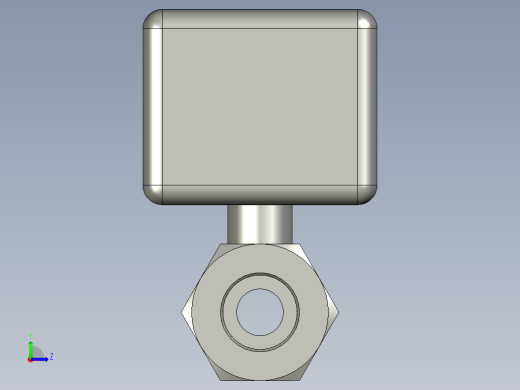 气动球阀-4分-美蝶自控左视缩略图