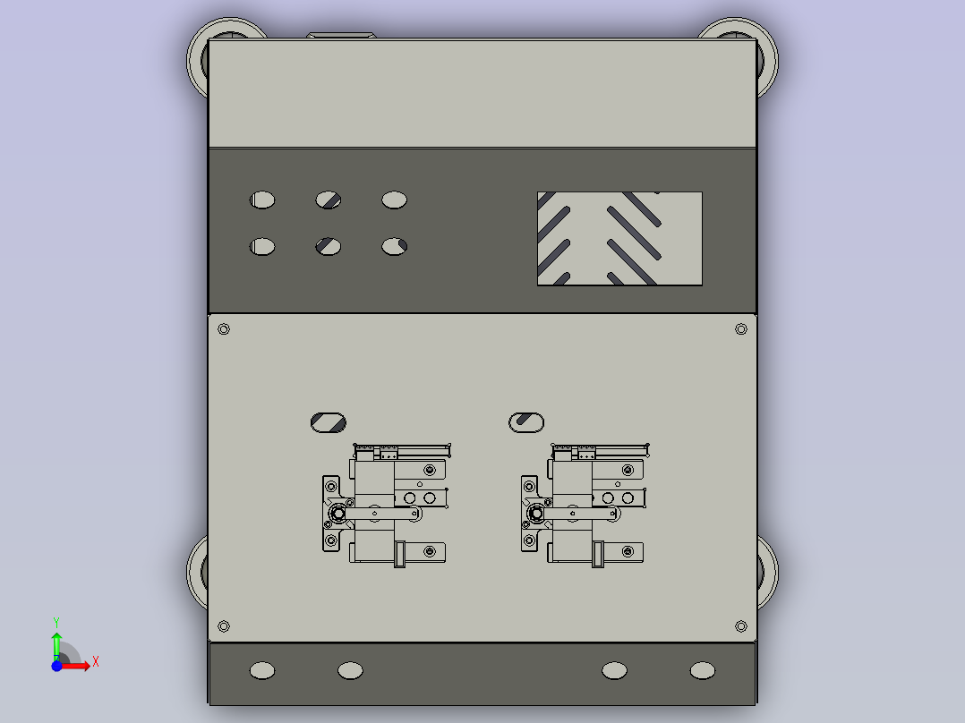 精密测试机探针前视图