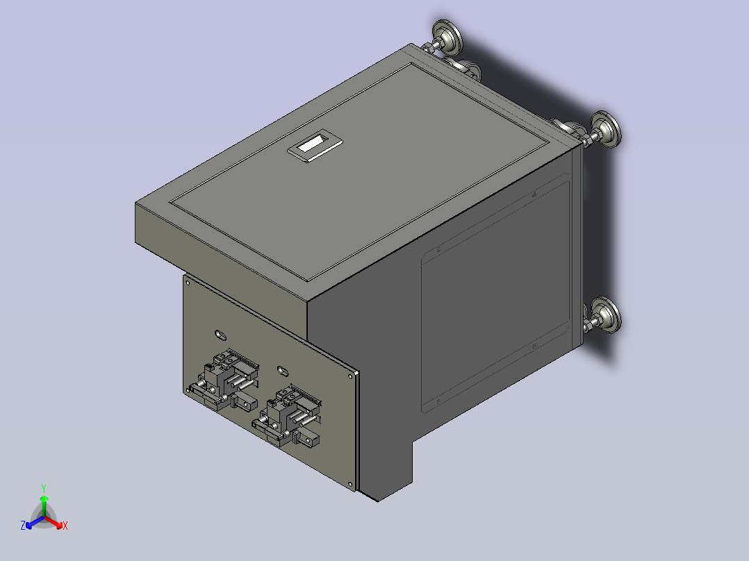 精密测试机探针正等轴测图