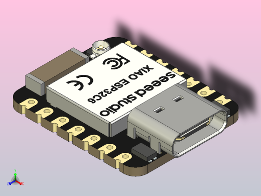 Seeed Studio XIAO ESP32C6蓝牙开发板WIFI6正等轴测缩略图