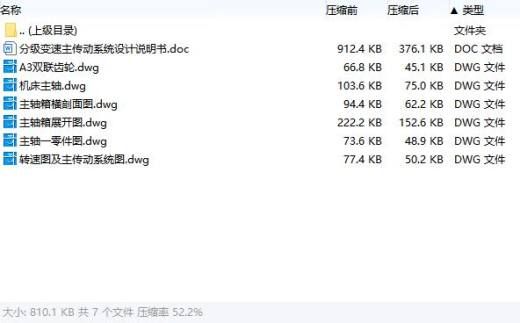 4级分级变速主传动系统设计含6张CAD图N=80-450r-min、公比1.78、P=4kW；电机转速n=1440r-min-版本2缩略图
