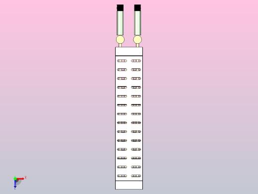 冷却盘管表冷器俯视缩略图