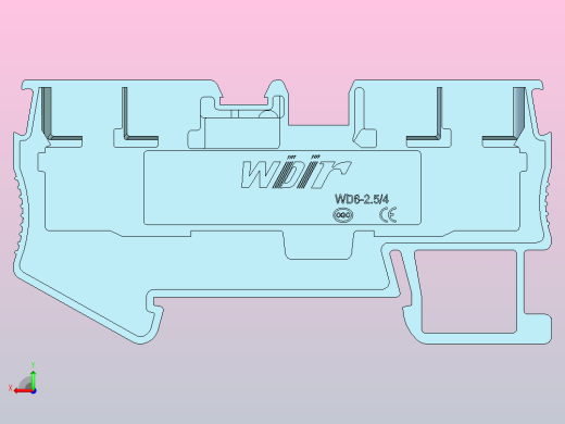 电器通用端子台ZIW91-2.5B后视缩略图