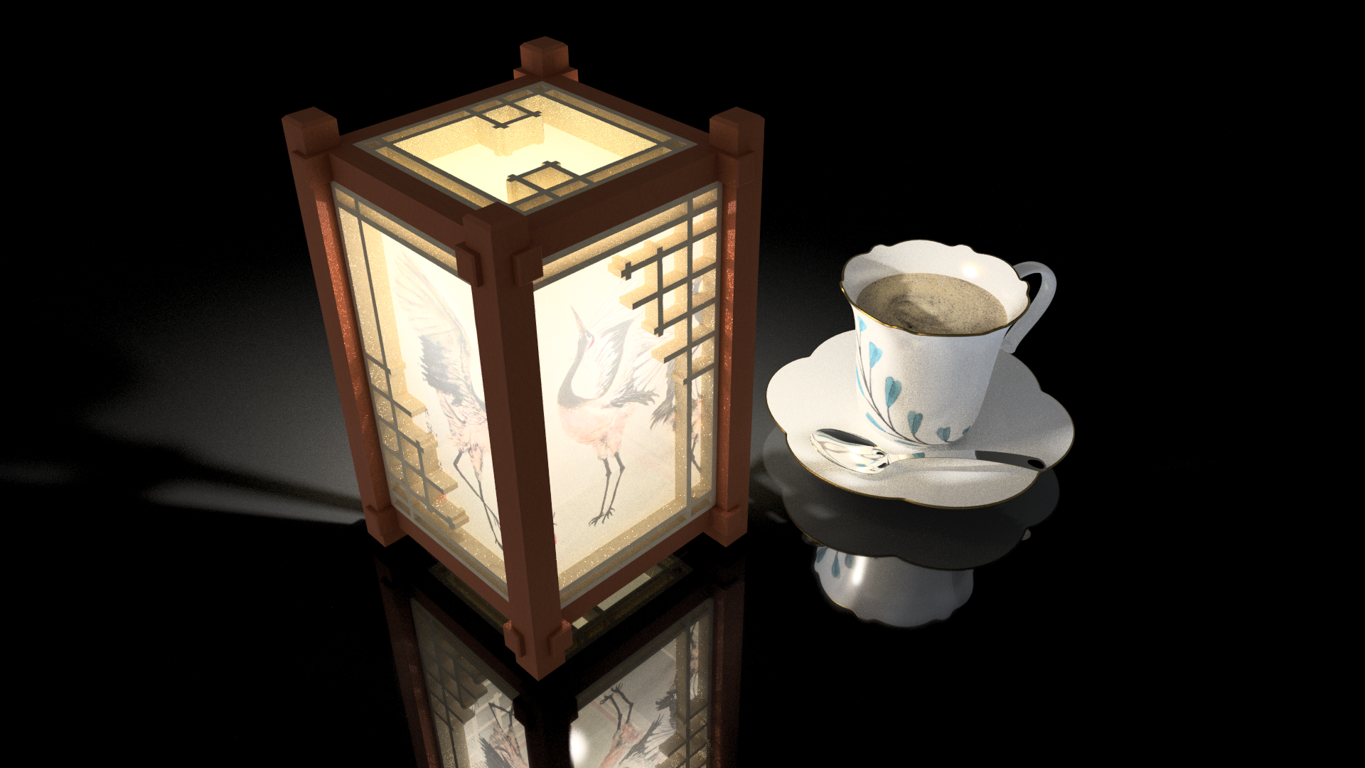 传统古风灯
