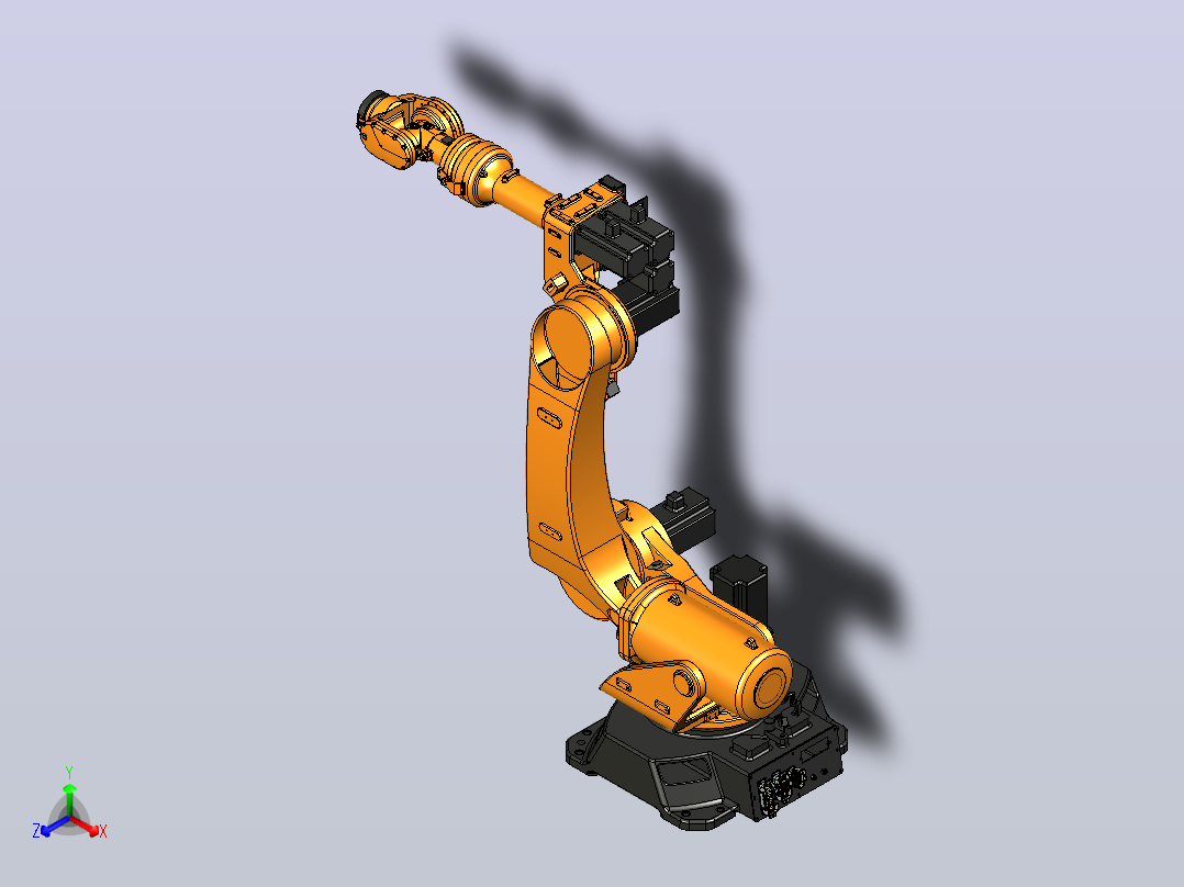 埃斯顿-ER170机器人3D模型正等轴测图