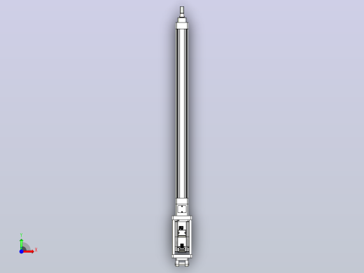 轻载电动缸TPA-ESR40-1210C-L600-M-CB-W-P40-C3前视缩略图