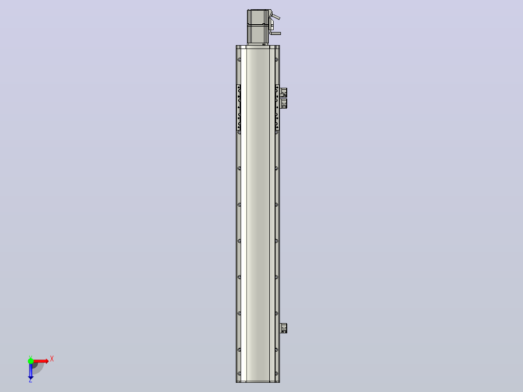MT120BS半封闭丝杆滑台[MT120BS.L#.650.BC.P40.C3]俯视图