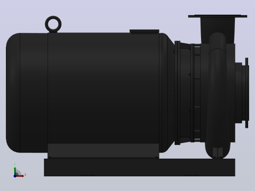 南方泵NIS，NISF泵外形（250-200-400）90kW-4极 (2)主视缩略图