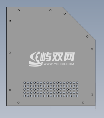 钣金箱模型
