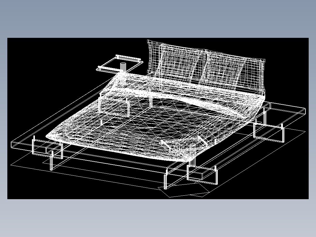 室内家具和灯具等的模型十-K-B03