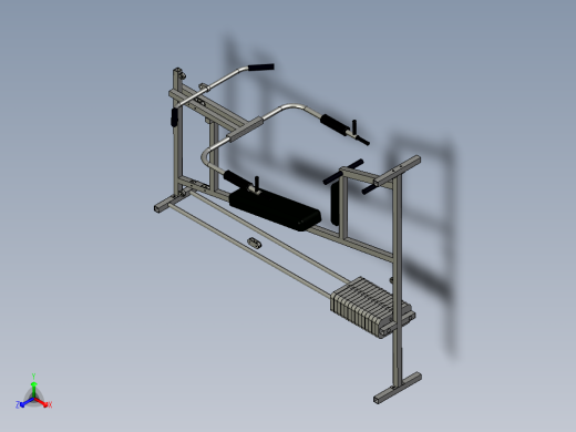 137 单人多功能健身机【任务书+毕业论文+cad图纸+答辩ppt+proe】【全套机械资料】