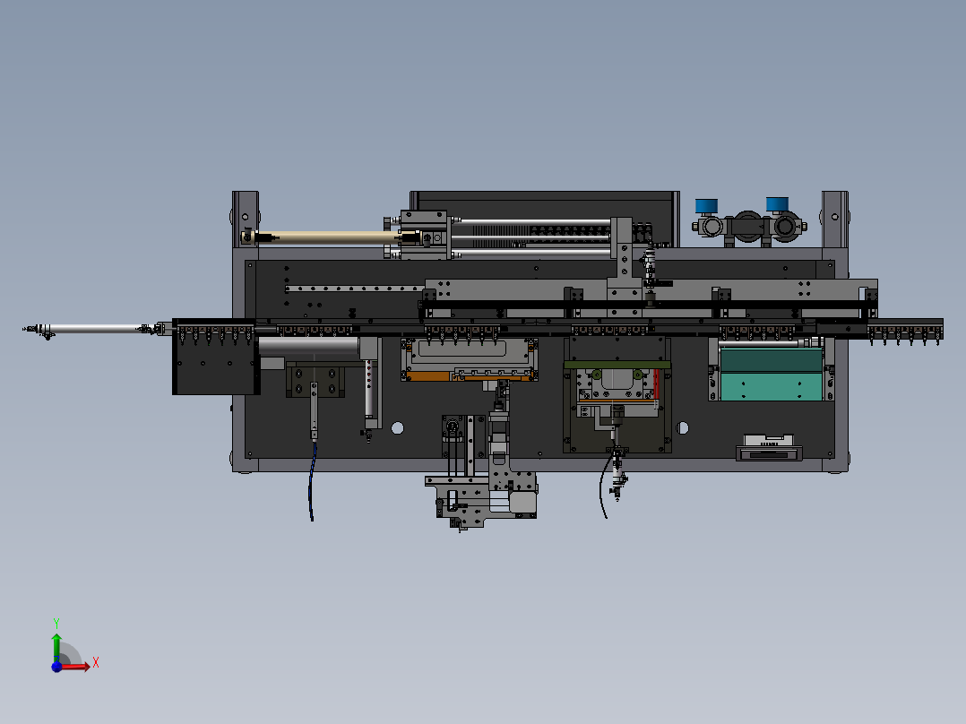 15电感自动焊接与检测机前视图