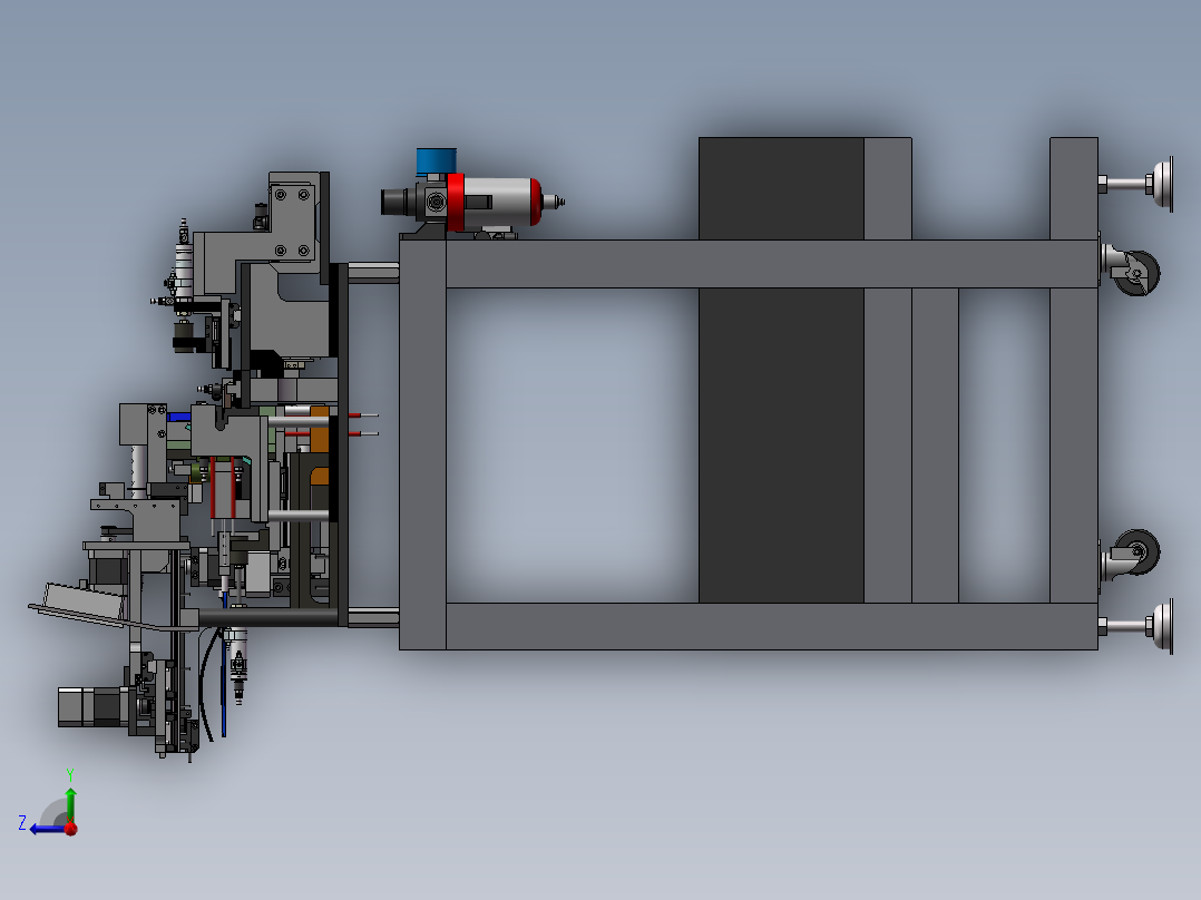 15电感自动焊接与检测机右视图