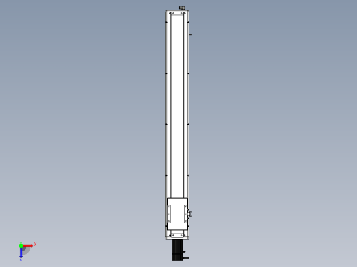 Toyo东佑达直线模组-ECH14-1050-BC-200W+煞車俯视缩略图
