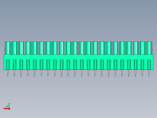 DEGSON 15EDG 系列 3.5mm 插拔式接线端子 FullPack-15EDGB-3.5-22P-14-00AH后视缩略图