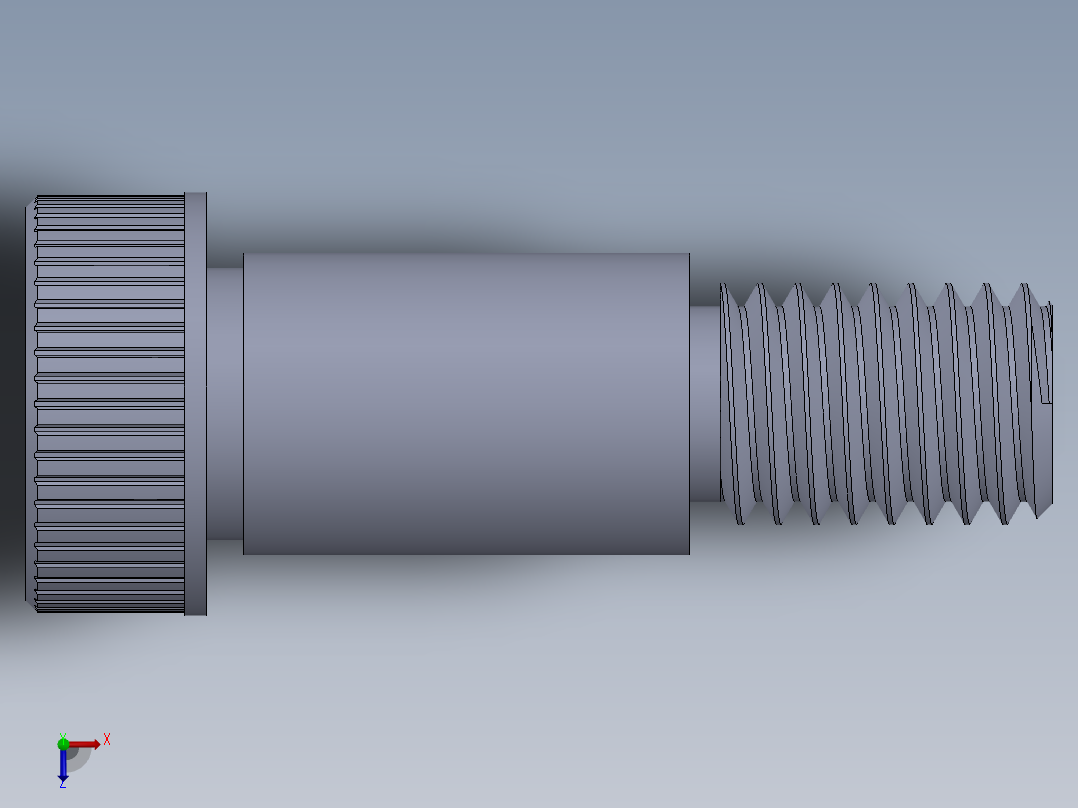 公制SH螺栓选择（DME）-SB DME PM8 x16.SLDPRT俯视图