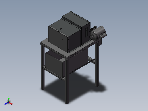 倒角攻尖机正等轴测缩略图