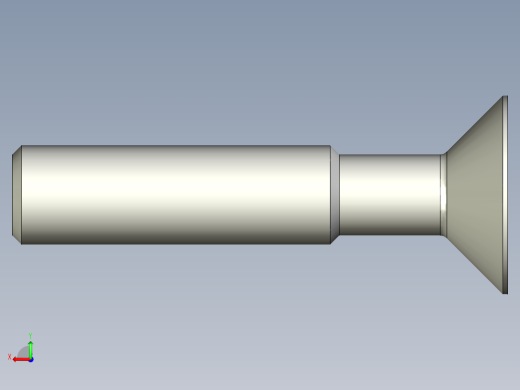 沉头螺钉-Screw_-M10-L50_33-20-14-45_-Cross_Countersunk.stp后视缩略图