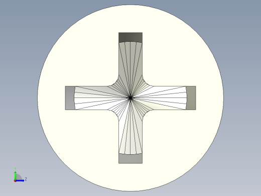 沉头螺钉-Screw_-M10-L50_33-20-14-45_-Cross_Countersunk.stp左视缩略图