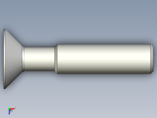 沉头螺钉-Screw_-M10-L50_33-20-14-45_-Cross_Countersunk.stp俯视缩略图