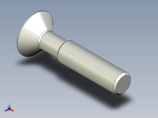 沉头螺钉-Screw_-M10-L50_33-20-14-45_-Cross_Countersunk.stp正等轴测缩略图