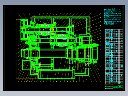 CK6163变速箱设计（设计说明书+12张CAD图纸）