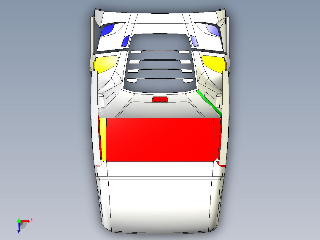 货运班轮卡斯卡迪亚2020俯视图