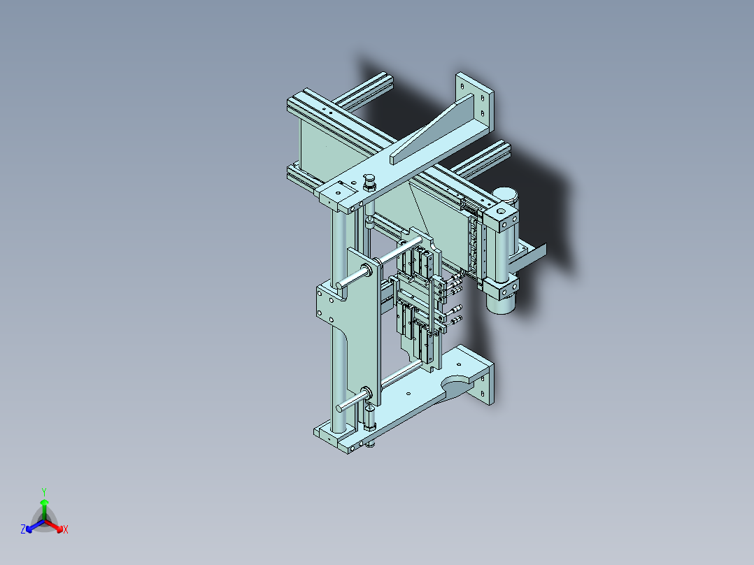 吸盘间距可调的机械手