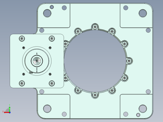 中空旋转平台KFN280-18-19-70-90-M6后视缩略图
