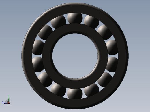 轴承deep groove ball bearings gb前视缩略图