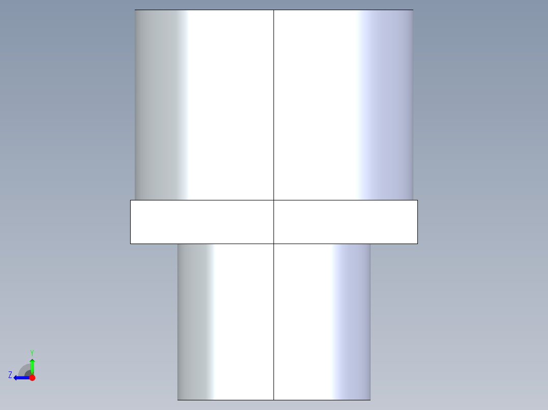 聚氯乙烯配件31-Sch80_PVC-Brass_SPIGxFPT_878-005SS_0.05in右视图