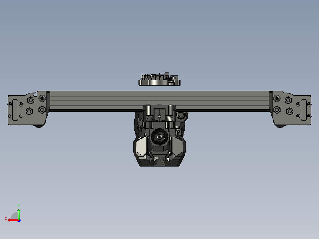 增强型隐形燃烧器后视图