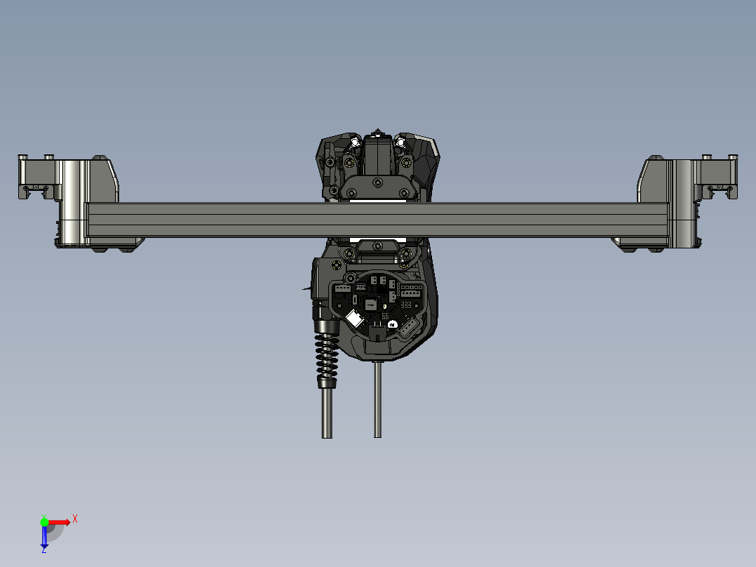 增强型隐形燃烧器俯视图