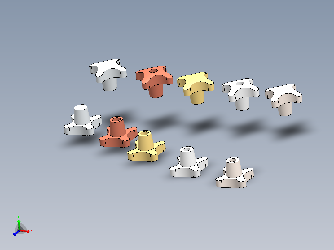 带设计表的手柄