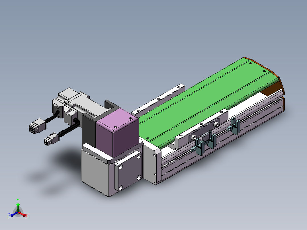 MTB同步带半封闭MTB10-RU-100W主视图