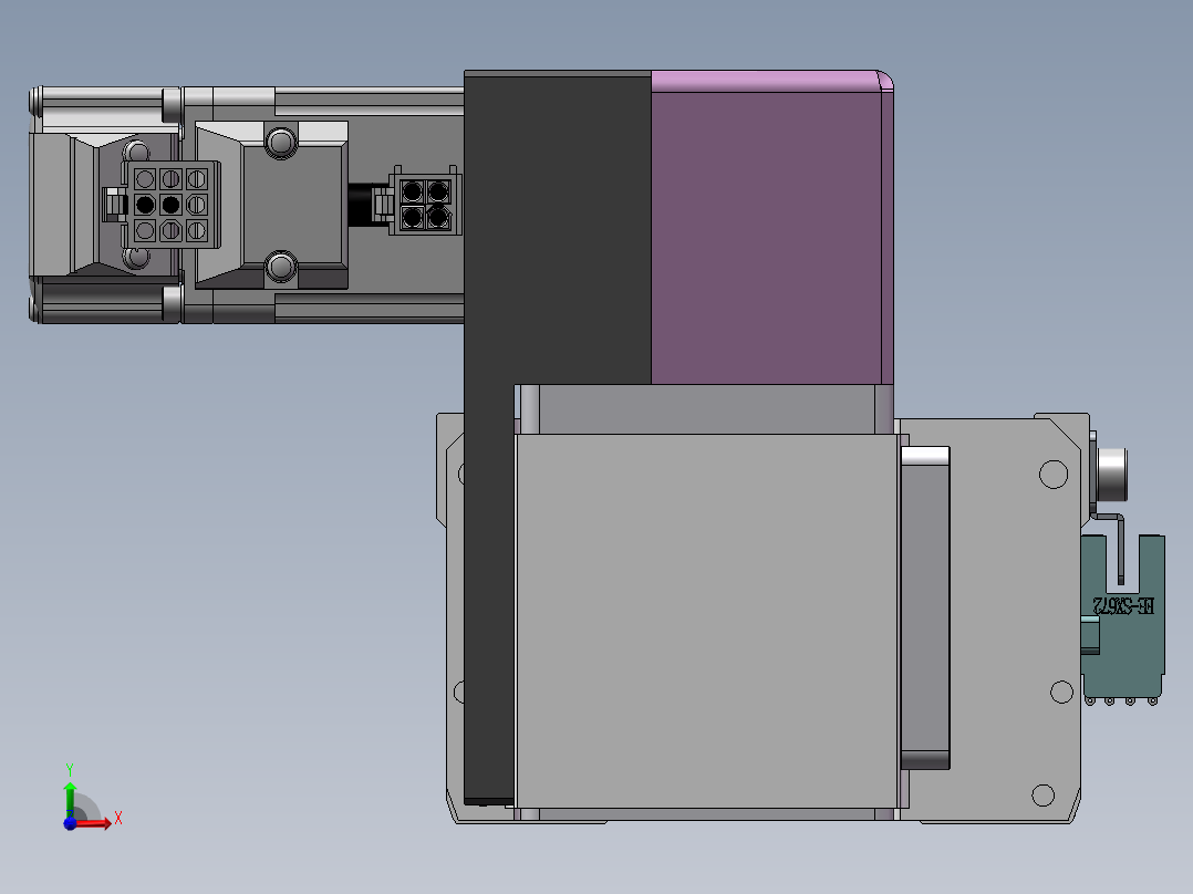 MTB同步带半封闭MTB10-RU-100W前视图
