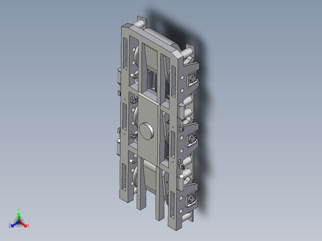 机车正等轴测图