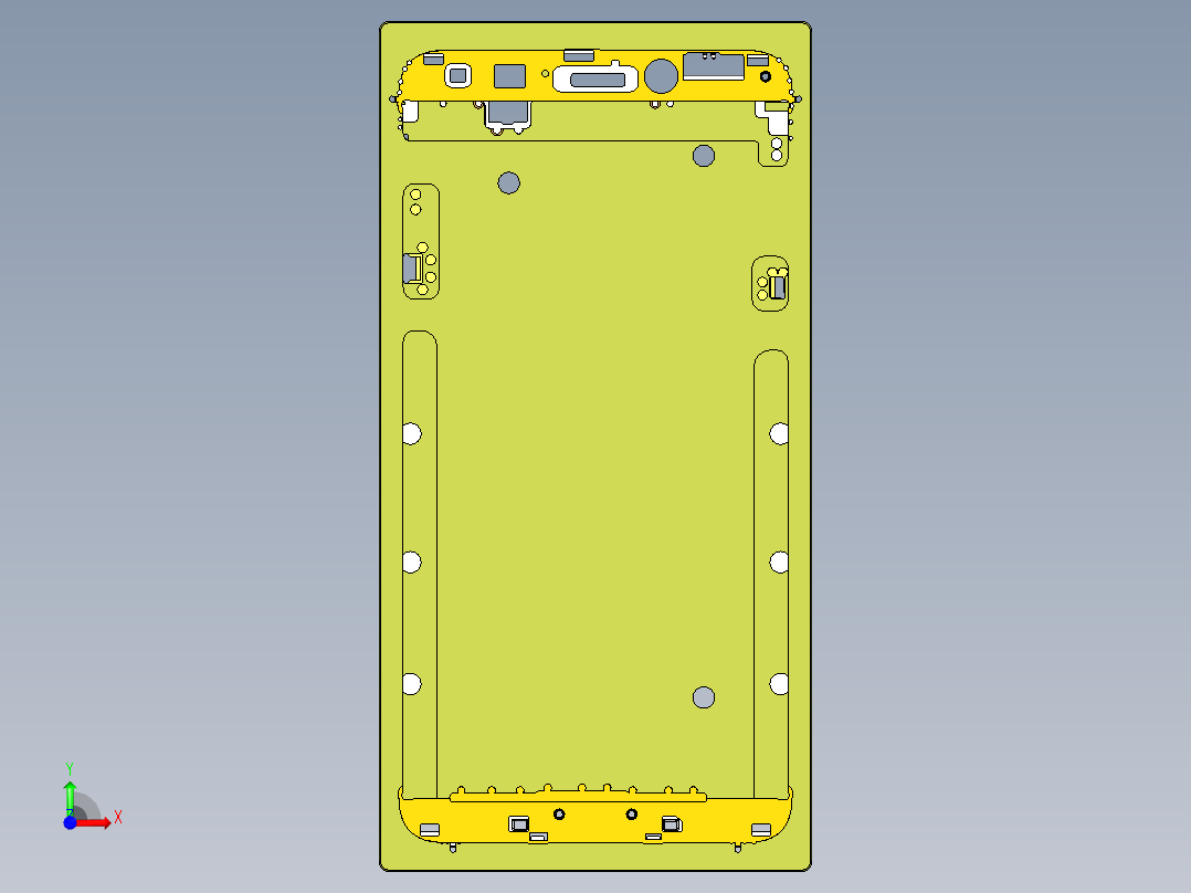 S1-CNC4-笔记本CNC工装夹具三维模型20150117前视图