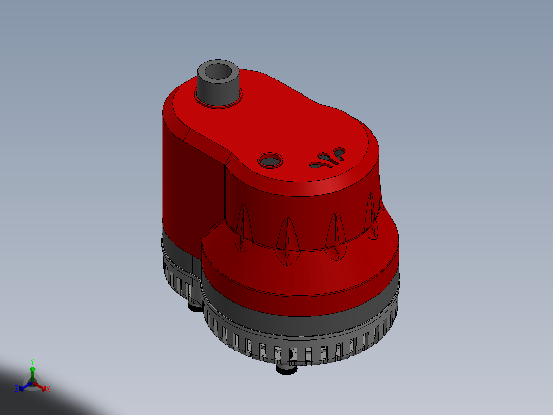 水泵正等轴测图
