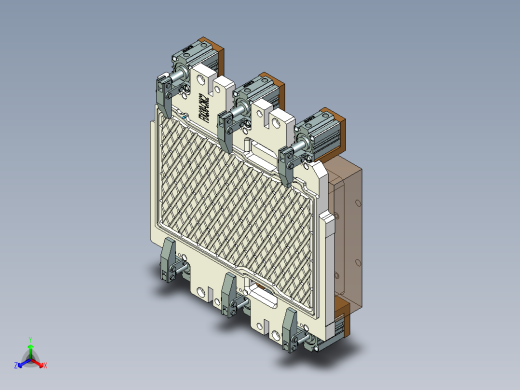 FDQ30-笔记本CNC工装夹具三维模型CNC2-190408正等轴测缩略图