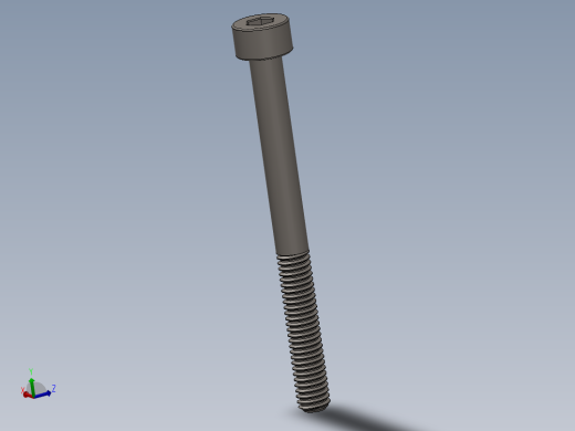 Screw_DIN_912_M4x45_A2.SLDPRT公制内六角螺钉