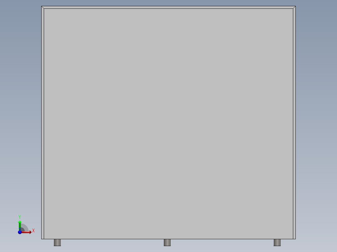 电视柜子前视图
