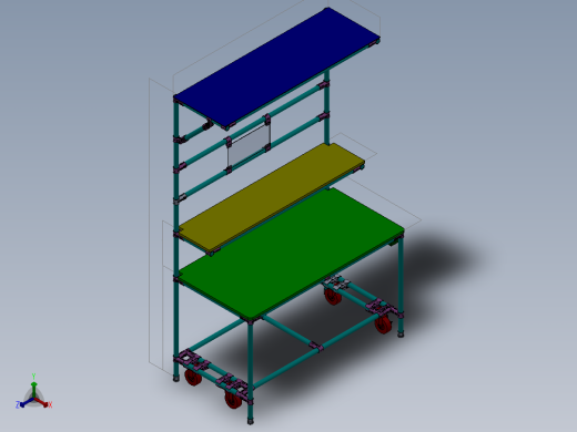 货架、U型流水线工作台